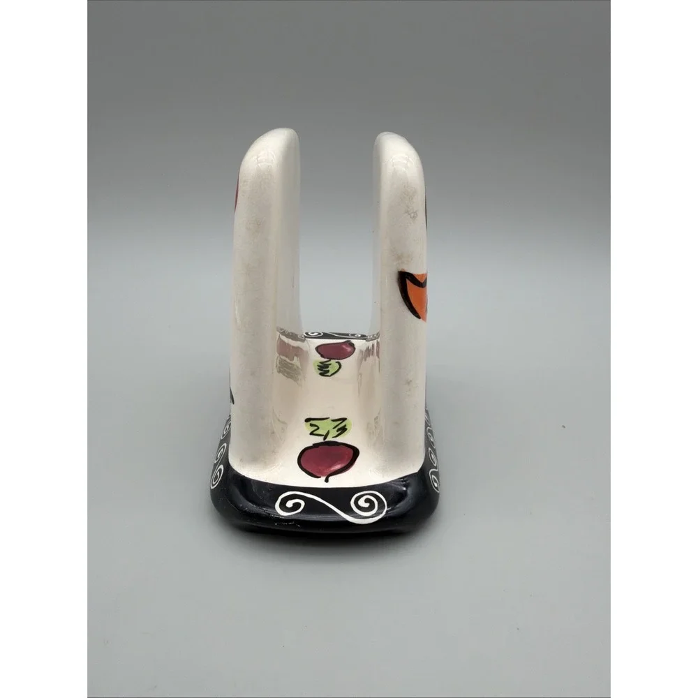 With Love Joanne Delomba Ceramic Napkin Holder Farmhouse Kitchen Decor